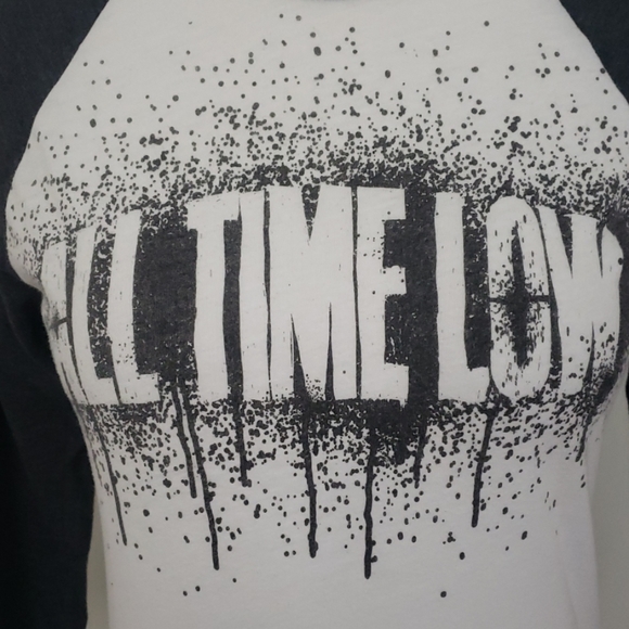 All Time Low Baseball Style Raglan - Picture 2 of 5